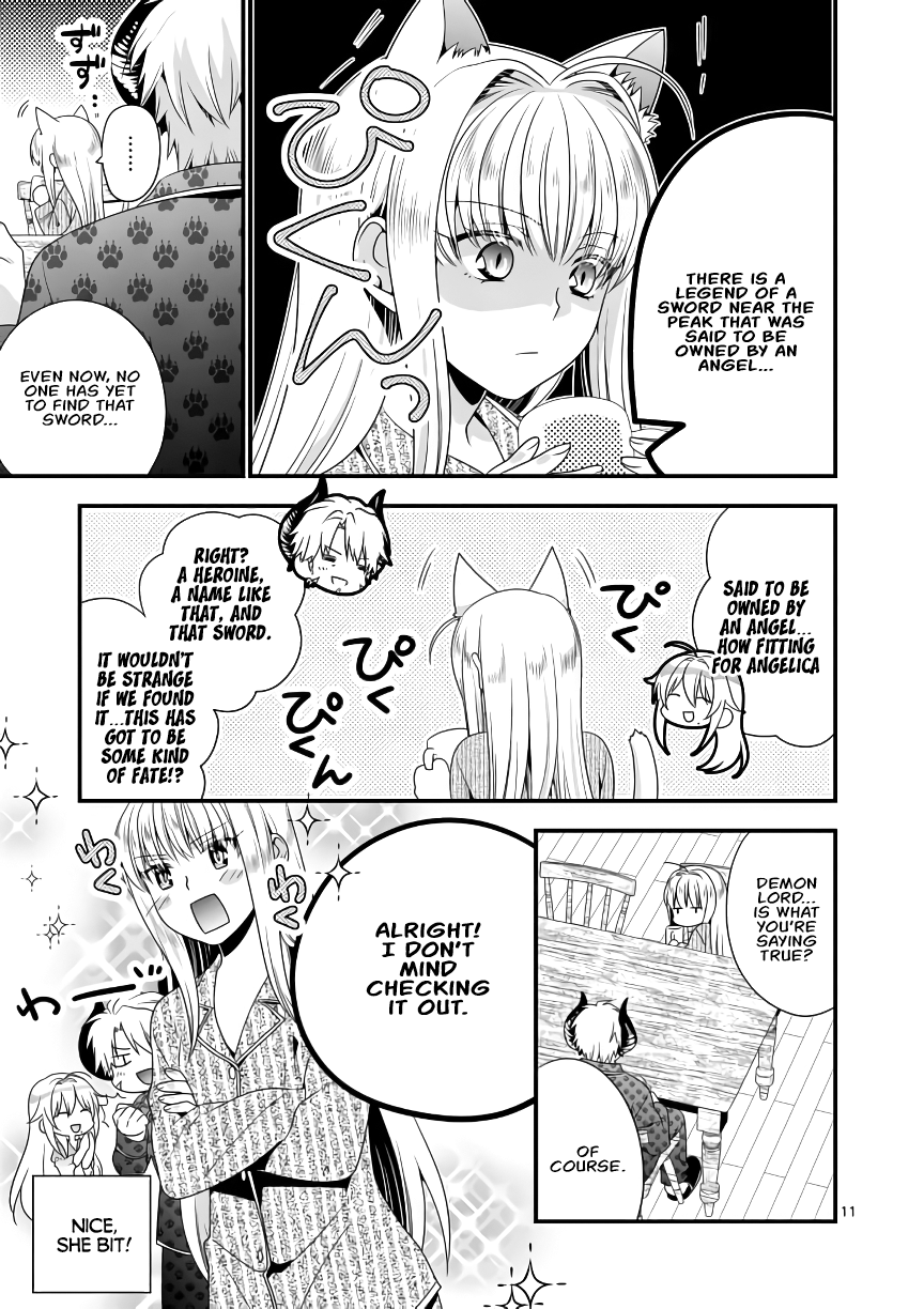 Maou Desu. Onna Yuusha no Hahaoya to Saikon Shita no de, Onna Yuusha ga Giri no Musume ni Narimashita. Chapter 6 12